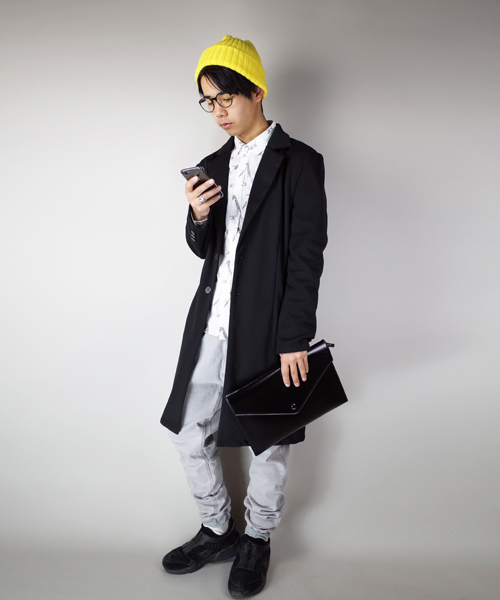 rovtski(ロフトスキー)の「rovtski 【スプリングコート】TRポンチチェスターコート/3C16121201(チェスターコート・メンズ・ブラック/ネイビー/杢グレー・MEDIUM/LARGE)」の12枚目の写真