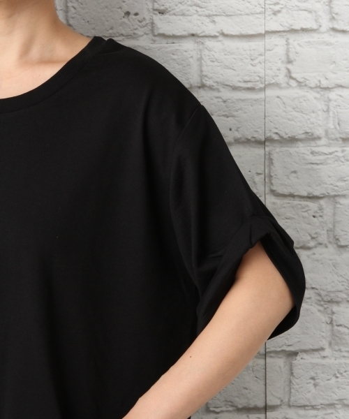 LEPSIM(レプシィム)の「CFソデロールBIGTSS 746774(Tシャツ/カットソー・レディース・ブラウン/オフホワイト/ブラック/サックスブルー/ブラウン系その他/ホワイト/ブラック系その他・FREE)」の15枚目の写真