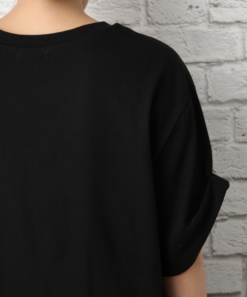 LEPSIM(レプシィム)の「CFソデロールBIGTSS 746774(Tシャツ/カットソー・レディース・ブラウン/オフホワイト/ブラック/サックスブルー/ブラウン系その他/ホワイト/ブラック系その他・FREE)」の18枚目の写真