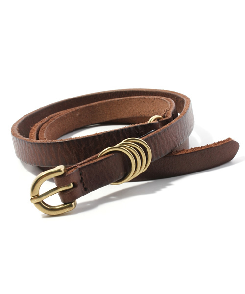 603（ロクマルサン）の「603 細ベルト（ベルト・レディース・ホワイト/ブラック/ブラウン/ダークブラウン・FREE）」の3枚目の写真