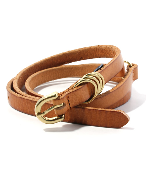 603（ロクマルサン）の「603 細ベルト（ベルト・レディース・ホワイト/ブラック/ブラウン/ダークブラウン・FREE）」の4枚目の写真