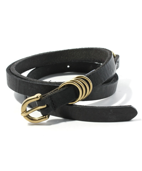 603（ロクマルサン）の「603 細ベルト（ベルト・レディース・ホワイト/ブラック/ブラウン/ダークブラウン・FREE）」の2枚目の写真