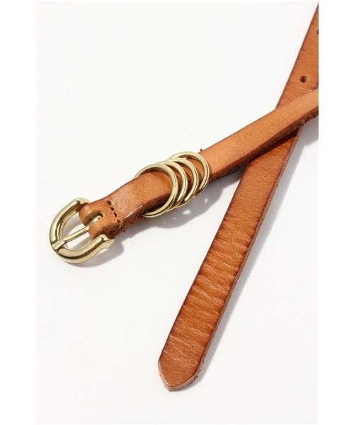 603（ロクマルサン）の「603 細ベルト（ベルト・レディース・ホワイト/ブラック/ブラウン/ダークブラウン・FREE）」の5枚目の写真