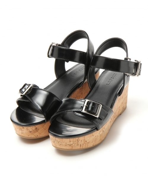 LEPSIM（レプシィム）の「コルクウエッジサンダル 749381（サンダル・レディース・ブラック/ホワイト系その他/ベージュ/シルバー・LARGE/SMALL/MEDIUM）」の7枚目の写真