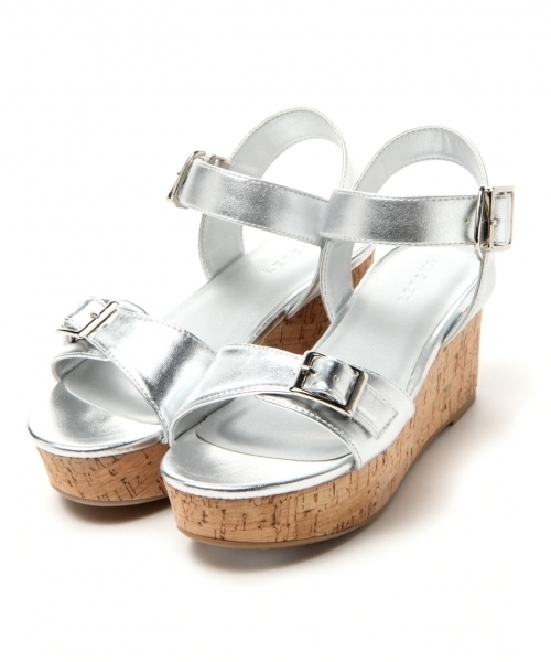 LEPSIM（レプシィム）の「コルクウエッジサンダル 749381（サンダル・レディース・ブラック/ホワイト系その他/ベージュ/シルバー・LARGE/SMALL/MEDIUM）」の9枚目の写真