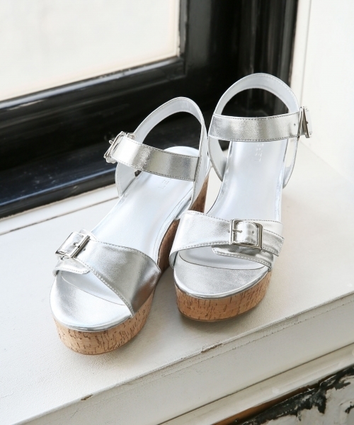 LEPSIM（レプシィム）の「コルクウエッジサンダル 749381（サンダル・レディース・ブラック/ホワイト系その他/ベージュ/シルバー・LARGE/SMALL/MEDIUM）」の17枚目の写真