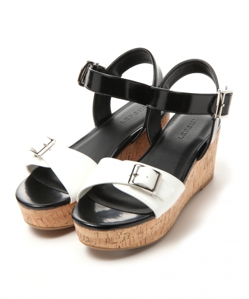 LEPSIM（レプシィム）の「コルクウエッジサンダル 749381（サンダル・レディース・ブラック/ホワイト系その他/ベージュ/シルバー・LARGE/SMALL/MEDIUM）」の19枚目の写真