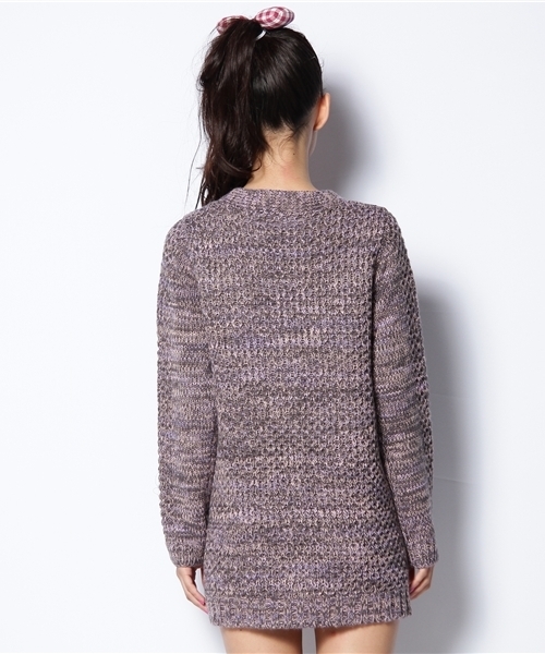 MILKFED.（ミルクフェド）の「CABLE KNITTED CARDIGAN（カーディガン/ボレロ・レディース・ホワイト/チャコールグレー・X-SMALL/SMALL）」の4枚目の写真