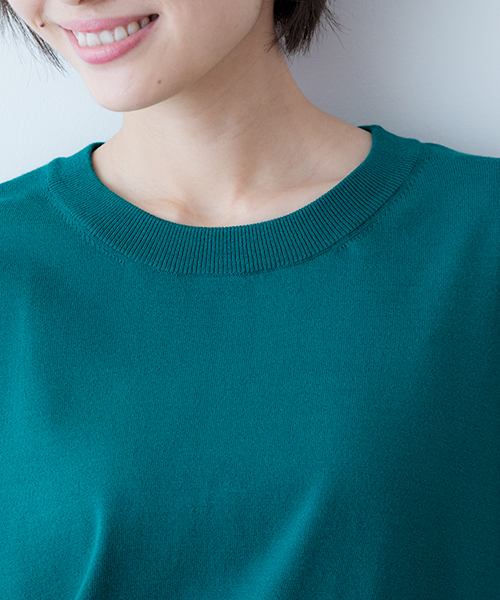 Banner Barrett(バナーバレット)の「T/R KNIT PULLOVER(ニット/セーター・レディース・ブラック/グリーン/ボルドー/グレー・38)」の9枚目の写真