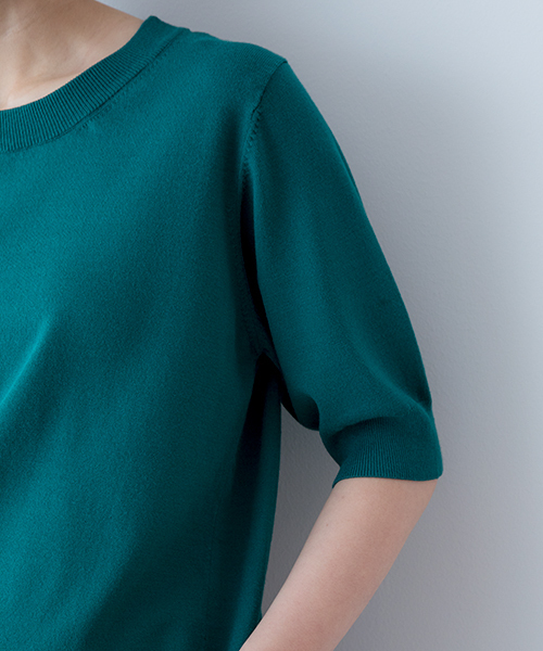 Banner Barrett(バナーバレット)の「T/R KNIT PULLOVER(ニット/セーター・レディース・ブラック/グリーン/ボルドー/グレー・38)」の10枚目の写真