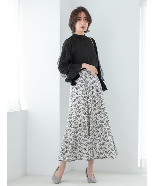 チュールスリーブラッフルカフスブラウス（シャツ/ブラウス）｜fifth  