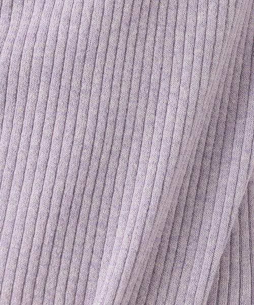 green label relaxing（グリーンレーベルリラクシング）の「D ラメ リブ Vネック ニット ◆（ニット/セーター・レディース・グレー/ナチュラル/ライラック・FREE）」の13枚目の写真