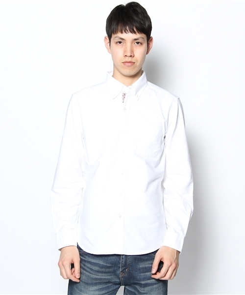 BEAMS(ビームス)の「○O/D.OX EMB BD(シャツ/ブラウス・メンズ・ホワイト/ブルー・SMALL/MEDIUM/LARGE/X-LARGE)」の3枚目の写真