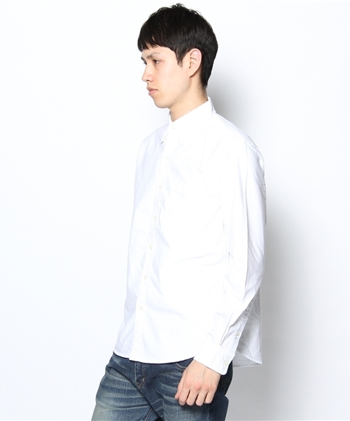 BEAMS(ビームス)の「○O/D.OX EMB BD(シャツ/ブラウス・メンズ・ホワイト/ブルー・SMALL/MEDIUM/LARGE/X-LARGE)」の4枚目の写真