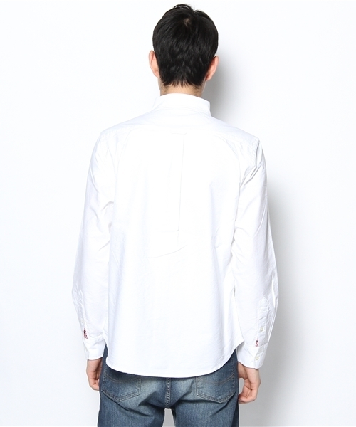 BEAMS(ビームス)の「○O/D.OX EMB BD(シャツ/ブラウス・メンズ・ホワイト/ブルー・SMALL/MEDIUM/LARGE/X-LARGE)」の5枚目の写真