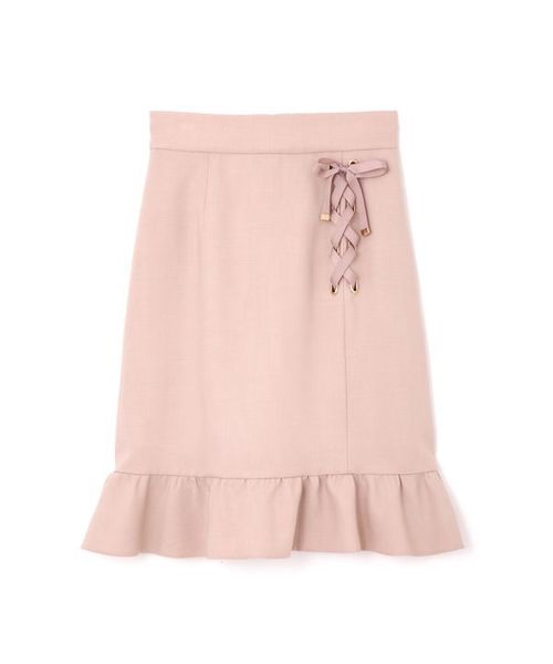 JILL by JILL STUART(ジルバイジルスチュアート)の「サイドレースアップ(スカート・レディース・ベージュ/カーキ/オレンジ・MEDIUM/SMALL)」の6枚目の写真