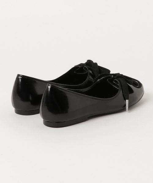 MOUSSY（マウジー）の「LACE UP BALLET SHOES（スニーカー・レディース・レッド/オフホワイト/ブラック・LARGE/MEDIUM/SMALL）」の5枚目の写真