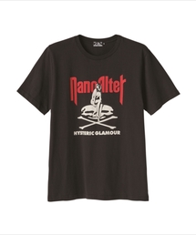 Hysteric スカルプリント ラグランTシャツ HYSTERIC GLAMOUR ヒステリックグラマー 5分袖 Tシャツ スカル