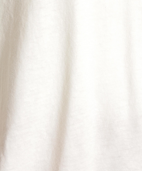 niko and...（ニコアンド）の「ユーズド風加工プルオーバー（Tシャツ/カットソー・レディース・ライトグリーン/オフホワイト/ライトブラウン/ラベンダー・MEDIUM/LARGE）」の14枚目の写真