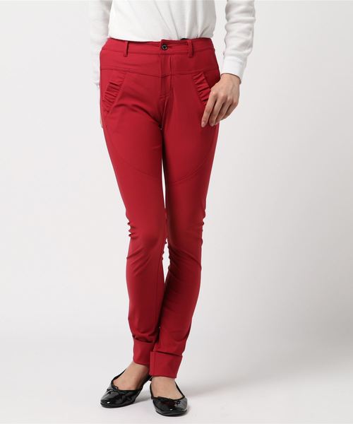 Sov. メリルハイテンションパンツ 赤 34ダブルスタンダードクロージング Sov. メリルハイテンションパンツ 赤 34ダブルスタンダード