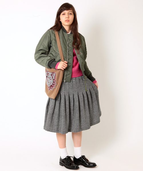 BEAMS BOY（ビームスボーイ）の「【FUDGE5月号掲載】BEAMS BOY / 1/2ソリッド リブソックス（ソックス/靴下・レディース・ホワイト/チャコールグレー/ブラック/ネイビー/ワイン/ピンク/イエロー/ブルー/オリーブ/ナチュラル/グレー・ONE SIZE）」の16枚目の写真