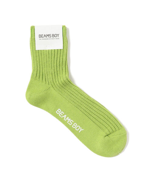 BEAMS BOY(ビームスボーイ)の「1/2ソリッド リブ ソックス(ソックス/靴下・レディース・ワイン/ネイビー/ブラック/チャコールグレー/ホワイト/ピンク/イエロー/ブルー/オリーブ/ナチュラル/グレー/レッド/レッド系その他/ミント/ダークグリーン/その他1/パープル/インディゴブルー/グリーン/ライトピンク/ブルー系その他3/レッド系その他3/イエロー系その他/サックスブルー/ブラウン系その他4/レッド系その他4/ロイヤルブルー/レッド系その他6/ブルー系その他2/オレンジ/グリーン系その他/ライトブルー/イエロー系その他5/グリーン系その他4/パープル系その他7/グリーン系その他2/パープル系その他6/グリーン系その他5/オレンジ系その他5/ブルー系その他4/ケリーグリーン/ブルー系その他/ラベンダー/レッド系その他5/イエロー系その他4/パープル系その他5/オレンジ系その他6/ブラウン/グリーン系その他3/ホワイト系その他5/ベージュ/バイオレット・ONE SIZE)」の14枚目の写真