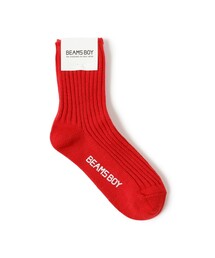 BEAMS BOY | BEAMS BOY / 1/2ソリッド リブ ソックス(ソックス/靴下)