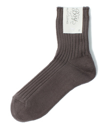 BEAMS BOY | 【FUDGE5月号掲載】BEAMS BOY / 1/2ソリッド リブソックス(ソックス/靴下)