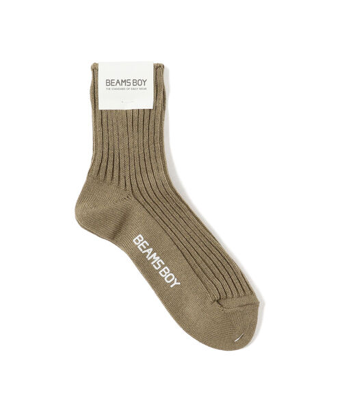 BEAMS BOY(ビームスボーイ)の「1/2ソリッド リブ ソックス(ソックス/靴下・レディース・ワイン/ネイビー/ブラック/チャコールグレー/ホワイト/ピンク/イエロー/ブルー/オリーブ/ナチュラル/グレー/レッド/レッド系その他/ミント/ダークグリーン/その他1/パープル/インディゴブルー/グリーン/ライトピンク/ブルー系その他3/レッド系その他3/イエロー系その他/サックスブルー/ブラウン系その他4/レッド系その他4/ロイヤルブルー/レッド系その他6/ブルー系その他2/オレンジ/グリーン系その他/ライトブルー/イエロー系その他5/グリーン系その他4/パープル系その他7/グリーン系その他2/パープル系その他6/グリーン系その他5/オレンジ系その他5/ブルー系その他4/ケリーグリーン/ブルー系その他/ラベンダー/レッド系その他5/イエロー系その他4/パープル系その他5/オレンジ系その他6/ブラウン/グリーン系その他3/ホワイト系その他5/ベージュ/バイオレット・ONE SIZE)」の19枚目の写真