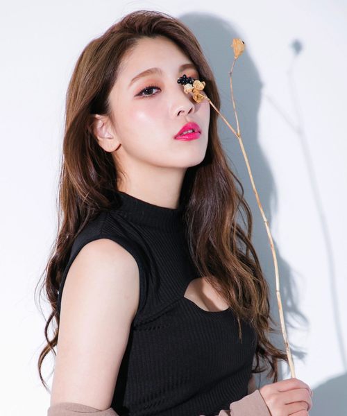 Julia Boutique(ジュリアブティック)の「バストオープンハイネックノースリーブリブニットトップス/520002(ニット/セーター・レディース・ブラック/ホワイト/ベージュ/ボルドー・L/LL/3L/M)」の15枚目の写真