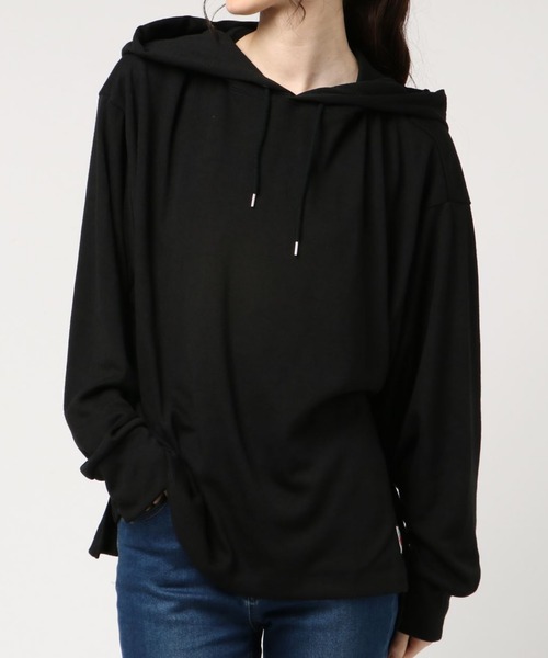 RNA（アールエヌエー）の「M1039 ワイドパーカー（パーカー・レディース・ブラウン/レッド/ブラック・MEDIUM）」の2枚目の写真