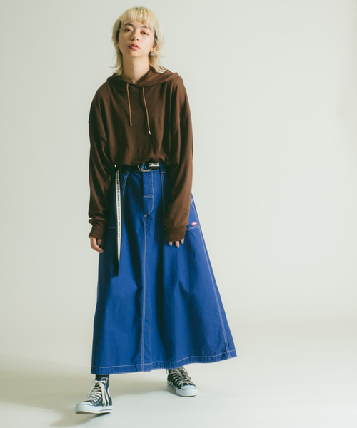 RNA（アールエヌエー）の「M1039 ワイドパーカー（パーカー・レディース・ブラウン/レッド/ブラック・MEDIUM）」の19枚目の写真