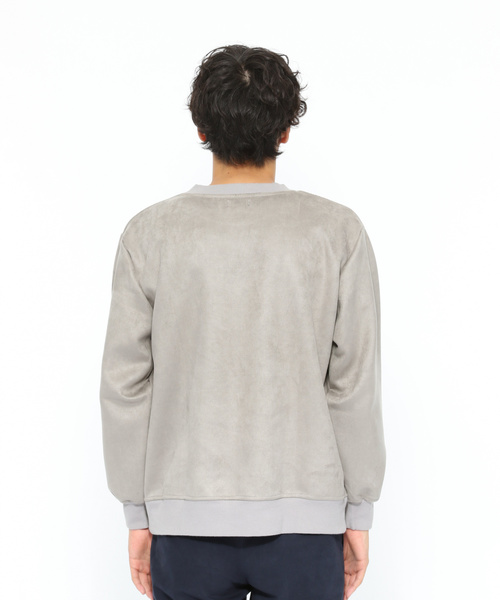 LAKOLE(ラコレ)の「フェイクスエードプルオーバー / LAKOLE(Tシャツ/カットソー・メンズ・ブラック/グレー/ピンク/サンドグレー/キャメル/オリーブ・MEDIUM/LARGE)」の13枚目の写真