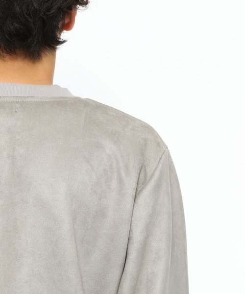 LAKOLE(ラコレ)の「フェイクスエードプルオーバー / LAKOLE(Tシャツ/カットソー・メンズ・ブラック/グレー/ピンク/サンドグレー/キャメル/オリーブ・MEDIUM/LARGE)」の17枚目の写真