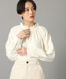 LOWRYS FARM | スタンドブラウス　819572(シャツ/ブラウス)