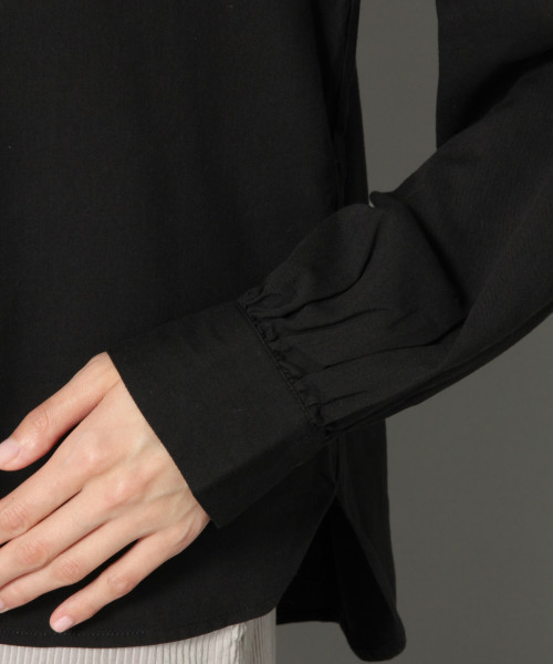 LOWRYS FARM（ローリーズファーム）の「スタンドブラウス　819572（シャツ/ブラウス・レディース・ブラック/ベージュ/オフホワイト・FREE）」の11枚目の写真