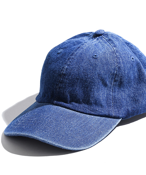 newhattan(ニューハッタン)の「WEGO/【WEB限定】newhattanデニムLOWキャップ(キャップ・メンズ・ダークインディゴブルー/ブラック系その他/ライトインディゴブルー・FREE)」の10枚目の写真