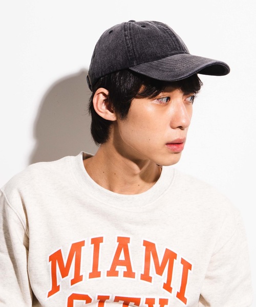 newhattan(ニューハッタン)の「WEGO/【WEB限定】newhattanデニムLOWキャップ(キャップ・メンズ・ダークインディゴブルー/ブラック系その他/ライトインディゴブルー・FREE)」の4枚目の写真