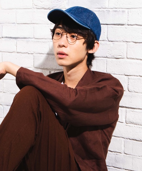 newhattan(ニューハッタン)の「WEGO/【WEB限定】newhattanデニムLOWキャップ(キャップ・メンズ・ダークインディゴブルー/ブラック系その他/ライトインディゴブルー・FREE)」の6枚目の写真
