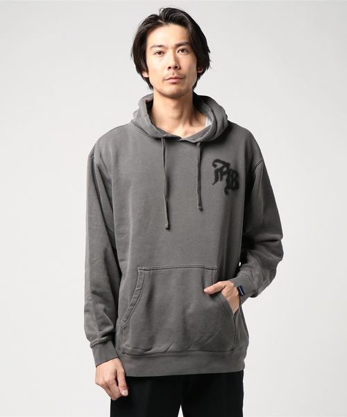 APPLEBUM（アップルバム）の「Needle Punch Pigment Sweat Parka（パーカー・メンズ・ブラック/イエロー/ブルー系その他・M/L/XL）」の19枚目の写真