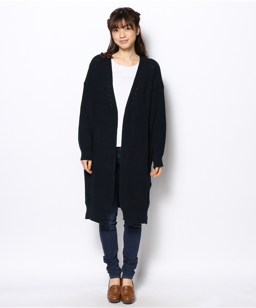 Kastane(カスタネ)の「【Kastane】畦ロングカーディガン(カーディガン/ボレロ・レディース・その他/オフホワイト・FREE)」の9枚目の写真