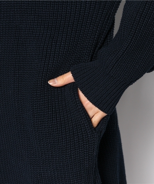 Kastane(カスタネ)の「【Kastane】畦ロングカーディガン(カーディガン/ボレロ・レディース・その他/オフホワイト・FREE)」の5枚目の写真