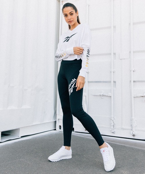 Reebok（リーボック）の「クラシックス ベクター レギンス / Classics Vector Leggings（レギンス/スパッツ・レディース・ブラック・SMALL/LARGE/MEDIUM/X-LARGE）」の3枚目の写真