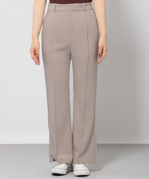 PAGEBOY(ページボーイ)の「ストレッチピンタックフレアパンツ(その他パンツ・レディース・ブラック/ダークブラウン/グレイッシュベージュ・SMALL/MEDIUM)」の13枚目の写真