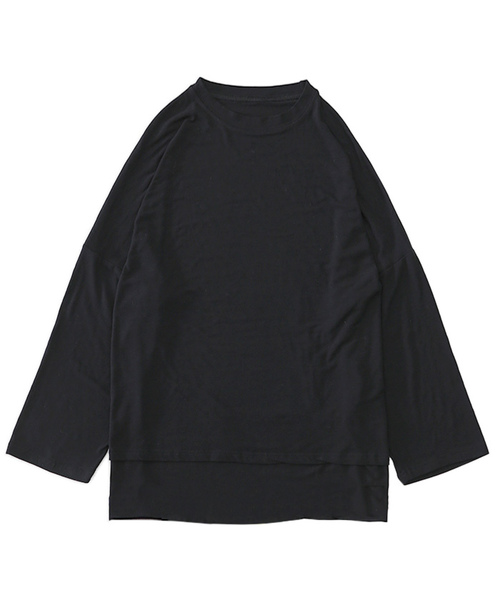 select MOCA（セレクトモカ）の「ビックシルエットドロップショルダー(ラウンドネックルーズシルエットカットソー)（Tシャツ/カットソー・レディース・ブラック/ブラウン/ライトカーキ・FREE）」の15枚目の写真