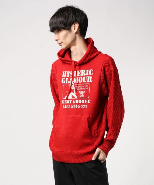 HYSTERIC TIMESジャカード ショート丈パーカー＆パンツ HYSTERIC