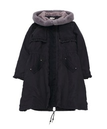 axes femme アクシーズファム 裏キルトモッズコート L ブラック axes femme（アクシーズファム）の「裏キルトモッズコート