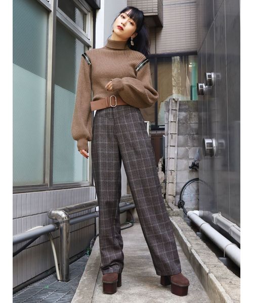 EMODA(エモダ)の「ステッチルーズパンツ(その他パンツ・レディース・ブラック/その他/その他1・SMALL/MEDIUM)」の14枚目の写真