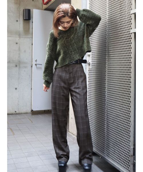 EMODA(エモダ)の「ステッチルーズパンツ(その他パンツ・レディース・ブラック/その他/その他1・SMALL/MEDIUM)」の11枚目の写真