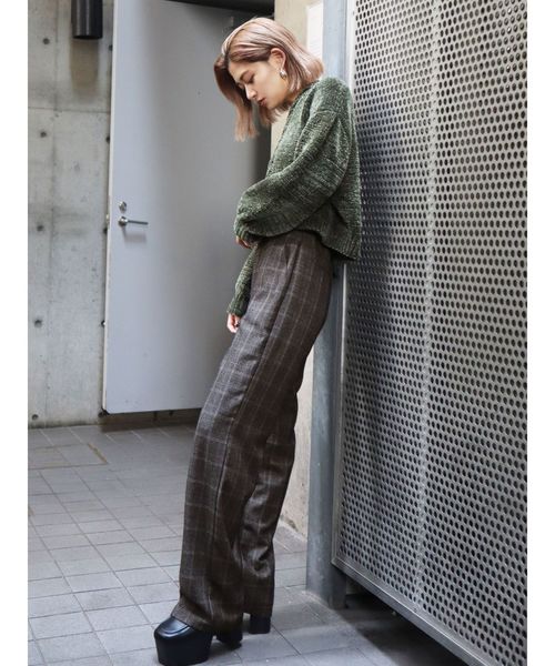 EMODA(エモダ)の「ステッチルーズパンツ(その他パンツ・レディース・ブラック/その他/その他1・SMALL/MEDIUM)」の21枚目の写真